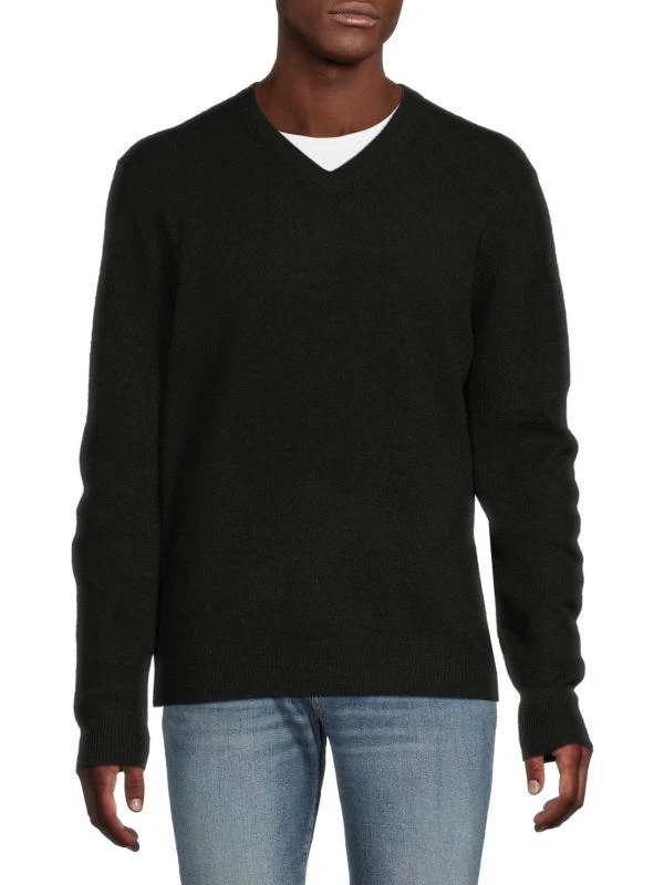 Magaschoni V-Neck Cashmere Sweater 1