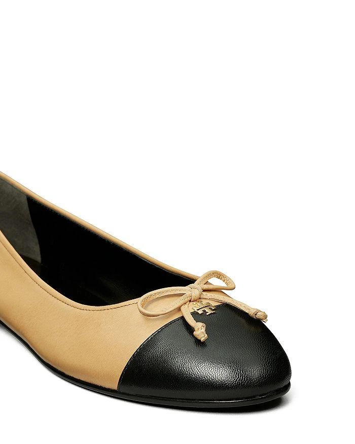 Tory Burch Women's Bow Logo Slip On Ballet Flats 5