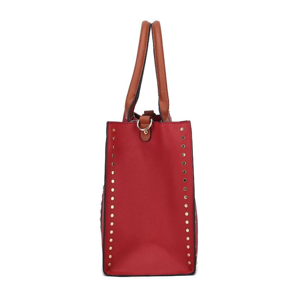 MKF Collection By Mia K. Davina Vegan Leather Women’s Tote Bag with wallet 5