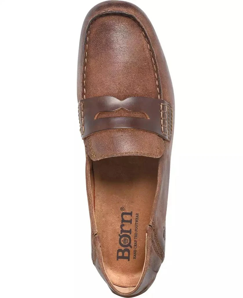 Born Men's Marcel Nubuck Leather Penny Loafers 4