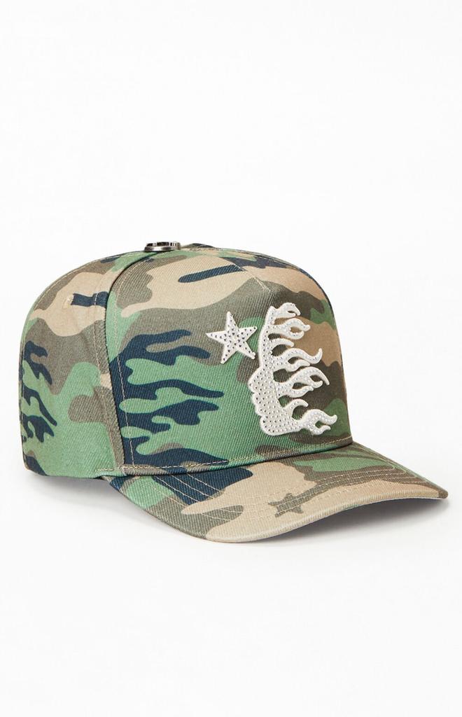 希少 海外限定 HELLSTAR OG CAMO SNAP BACK CAP HELLSTAR CAMO SNAPBACK HAT (RHINESTONE LOGO) $250.00
