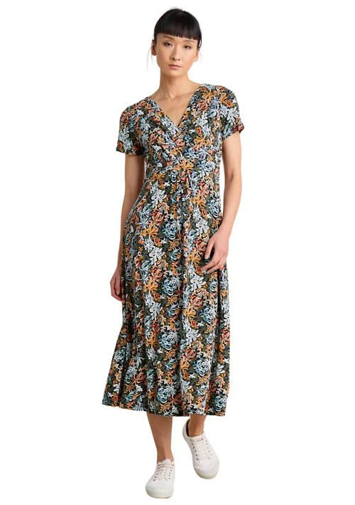 chinese dress ladies Seasalt Cornwall Women's Wood Rush Short Sleeve Jersey Dress main image 0