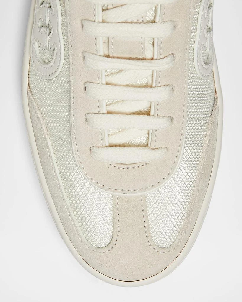 Gucci G75 Suede and Leather Sneakers 5