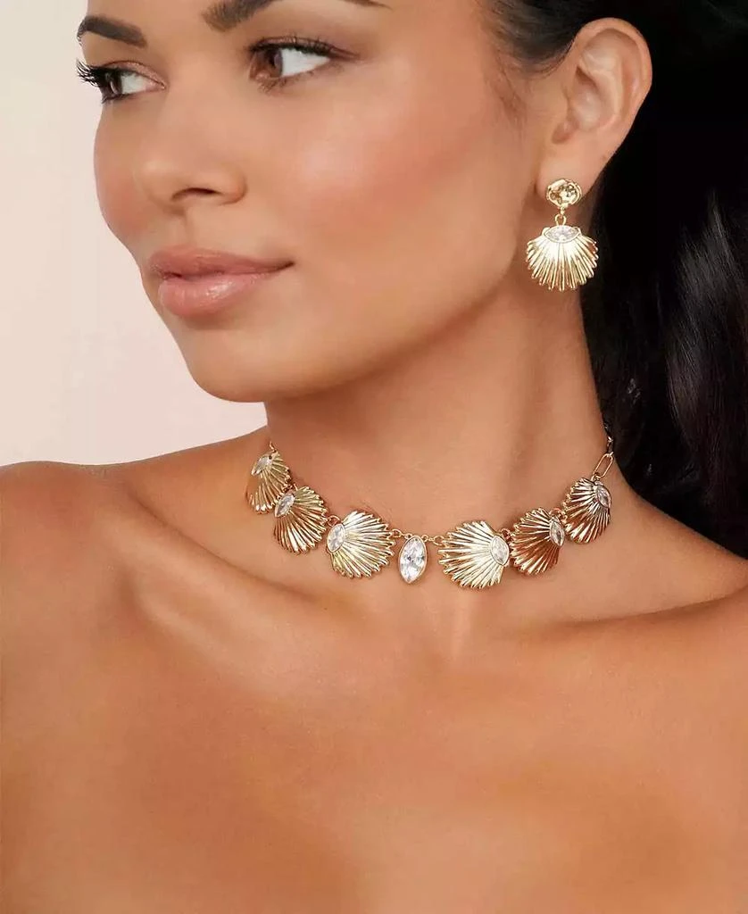 Ettika Jewelry Santorini Shell Choker Necklace 3