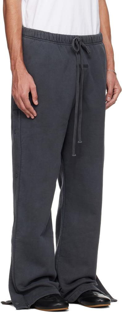 Essentials Gray Holiday Heavy Fleece Tearaway Sweatpants
