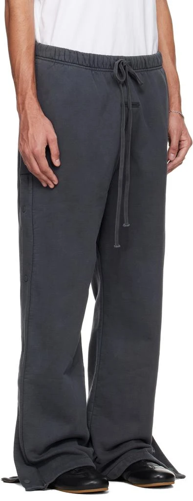 Essentials Gray Holiday Heavy Fleece Tearaway Sweatpants 2