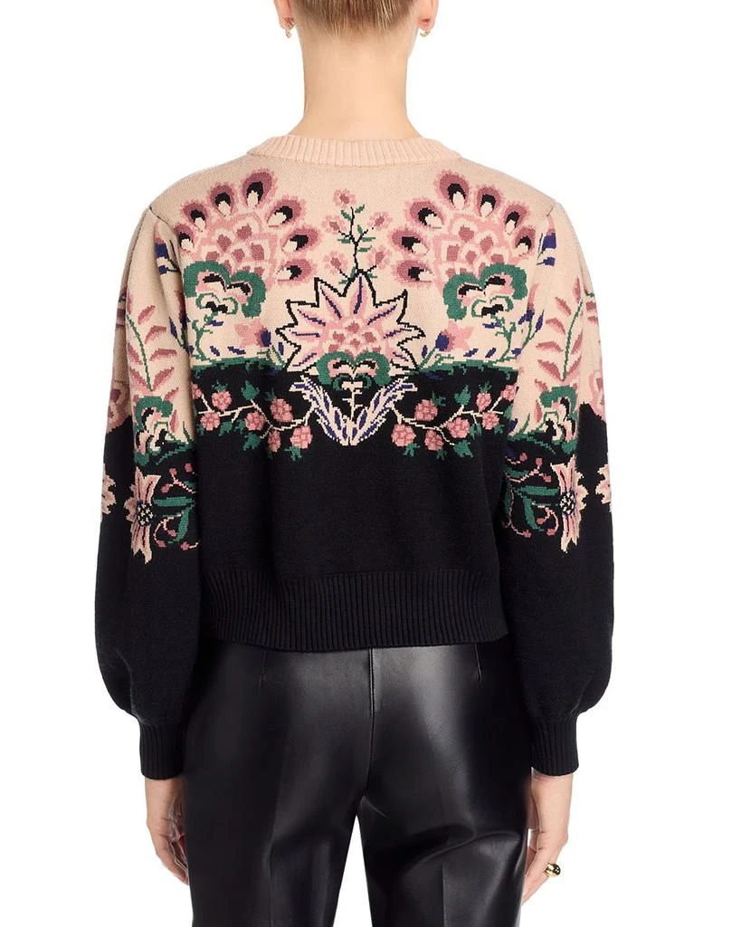 Farm Rio Belle Garden Mixed Knit Cardigan 3