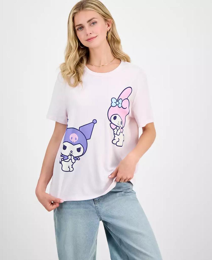 Love Tribe Juniors' Crewneck Short-Sleeve Graphic Print T-Shirt