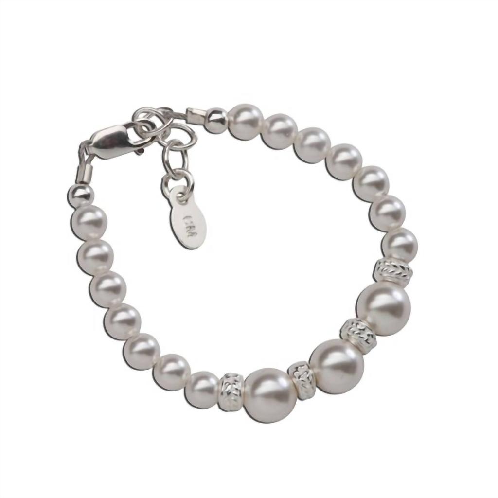 Shop Vivienne Westwood Kitty Pearl Bracelet on Sale at