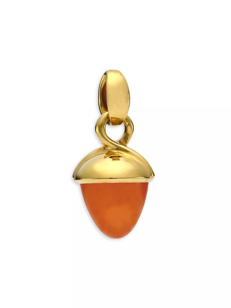 Tamara Comolli Mikado Bouquet 18K Yellow Gold & Mandarin Garnet Acorn Pendant