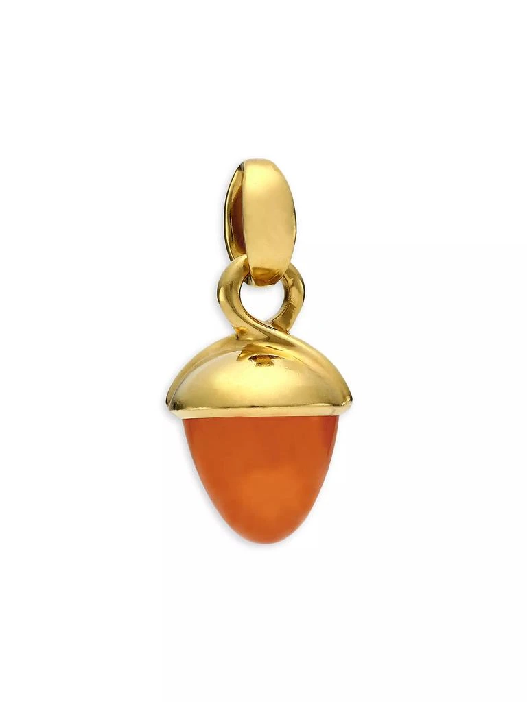 Tamara Comolli Mikado Bouquet 18K Yellow Gold & Mandarin Garnet Acorn Pendant 1