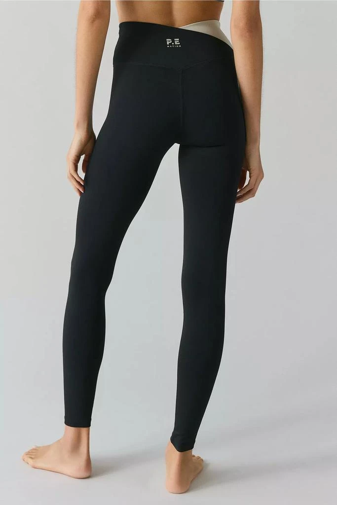 P.E Nation P.E Nation Wander Biscuit Crisscross Waistband Full Length Legging 3
