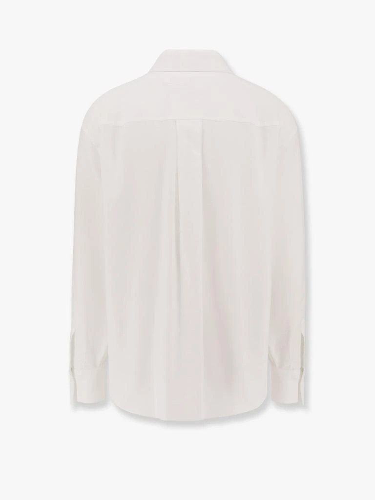 Brunello Cucinelli Cotton shirt with logo embroidery 2