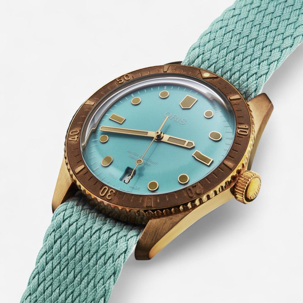 Oris Oris Divers Sixty-Five Bronze Automatic Ladies Watch 73377713155LS