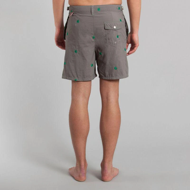 Swim-ology Leaves Ipa Swim Shorts Grey SWIM-OLOGY 3