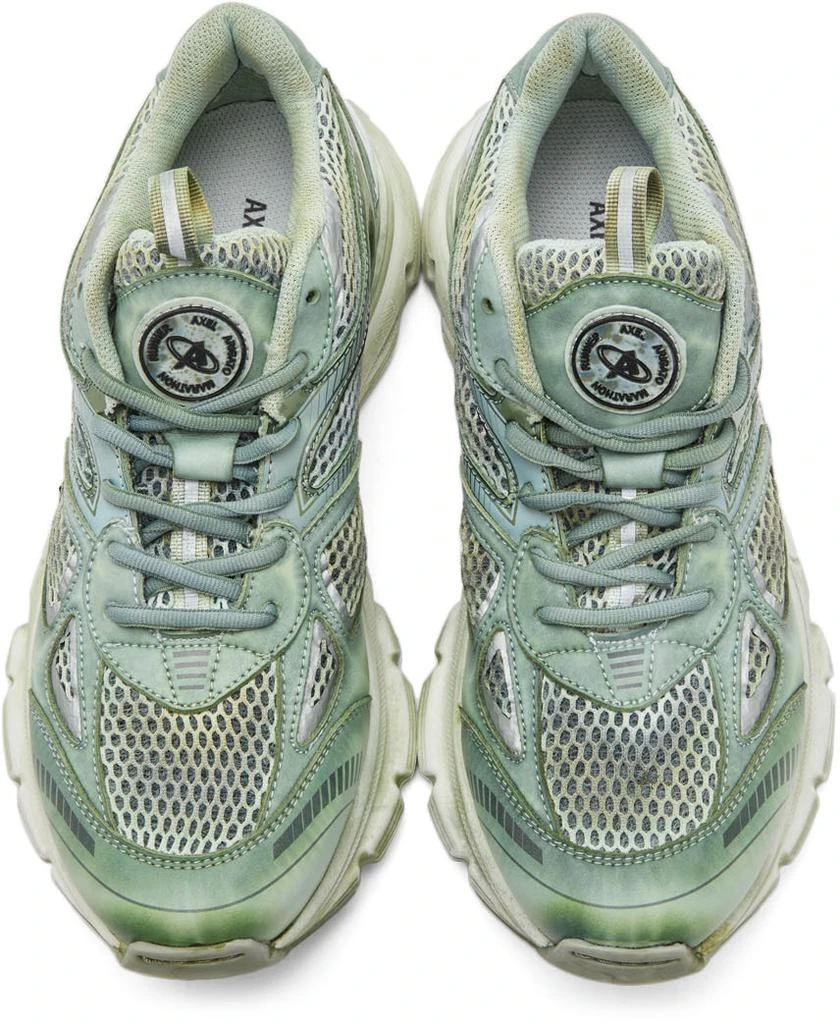 Axel Arigato Green Dip-Dye Marathon Sneakers 5