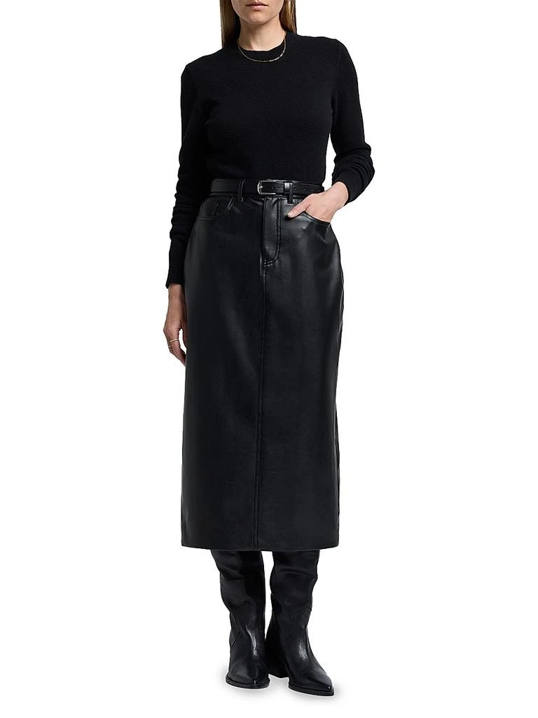 7 For All Mankind Faux Leather Maxi Skirt - Dresses & Skirts - BeyondStyle
