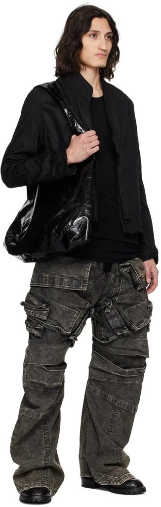 Julius Gray Gasmask Denim Cargo Pants 4