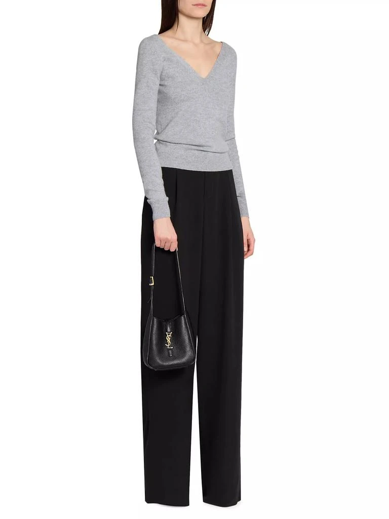 Yves Saint Laurent Le 5 à 7 Supple Baby Shoulder Bag in Grained Leather 2