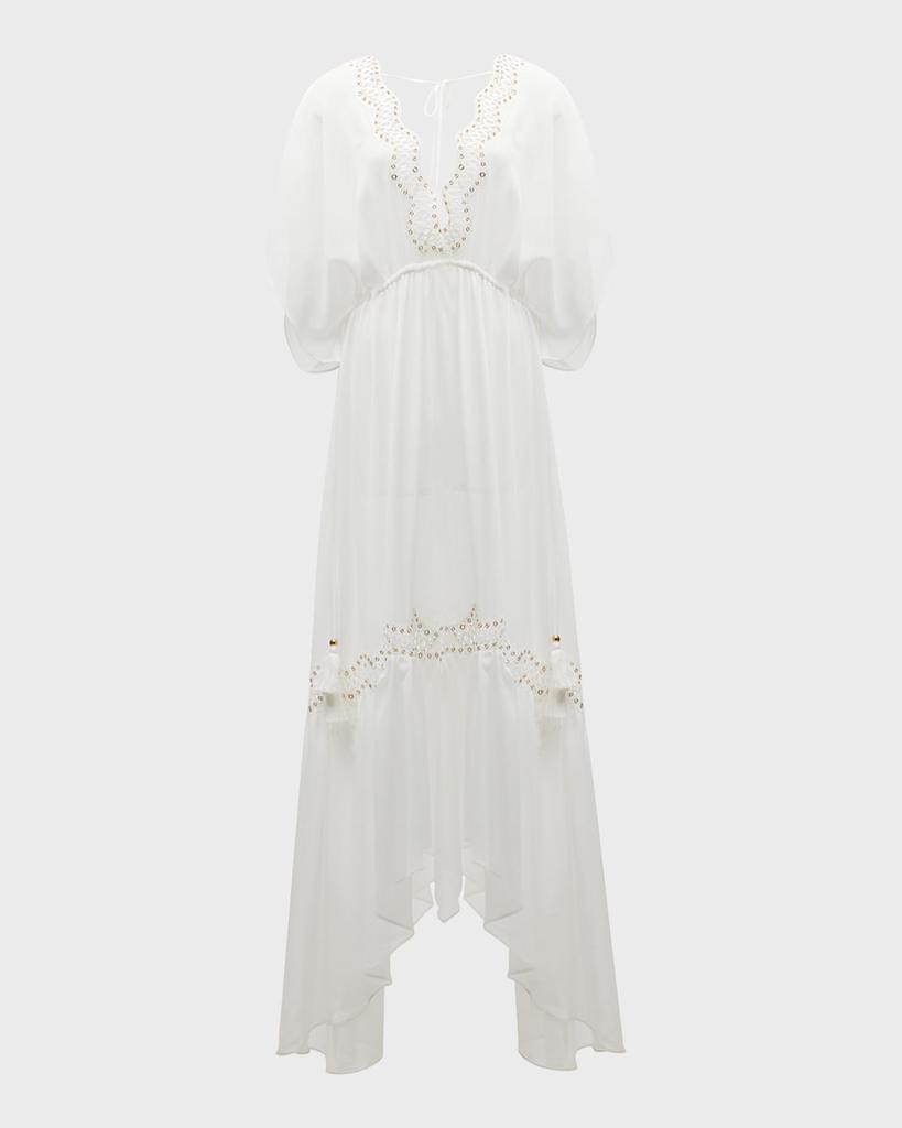 Ramy Brook Opal Semi-Sheer Maxi Dress