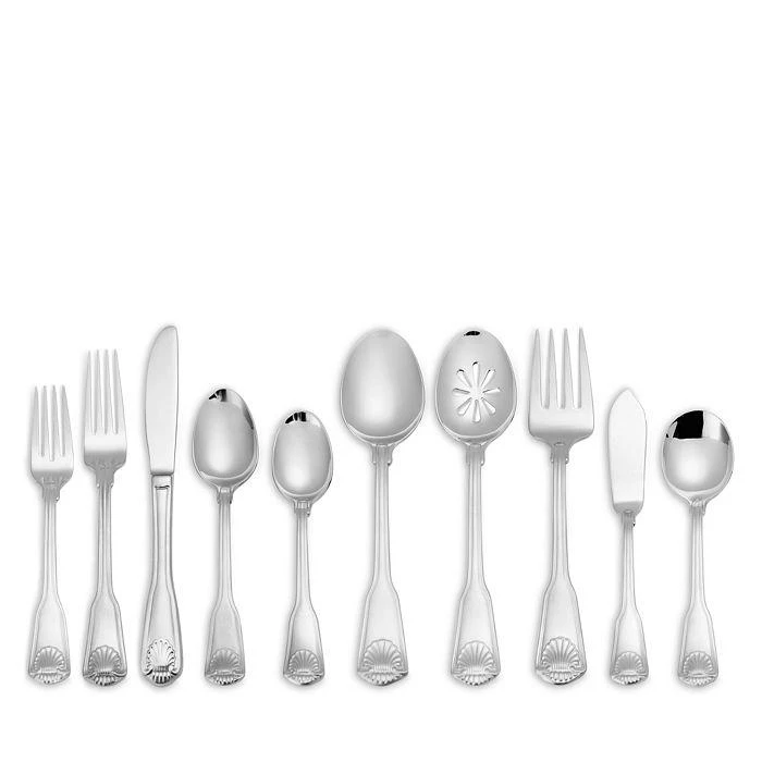 Towle London Shell 45 Piece Flatware Set
