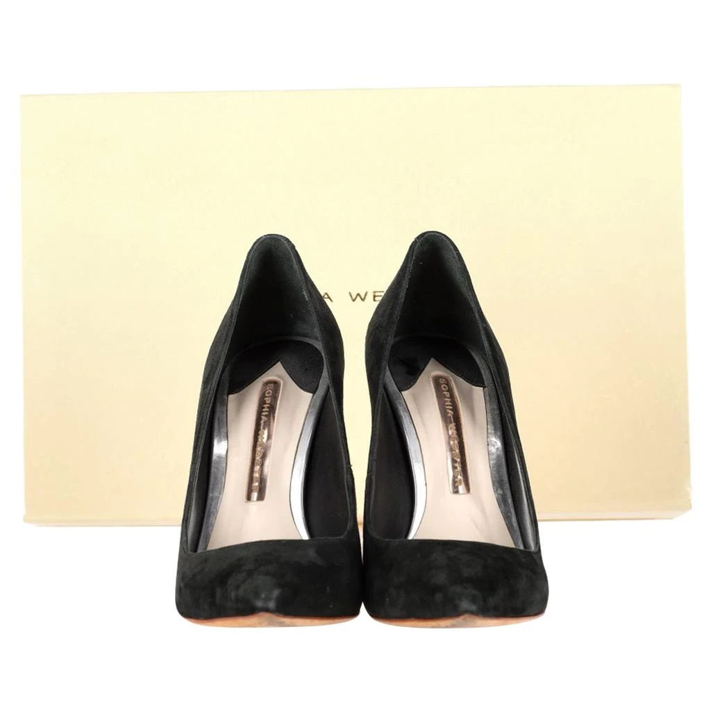 Sophia Webster Coco Flamingo Pumps in  Black Suede 2