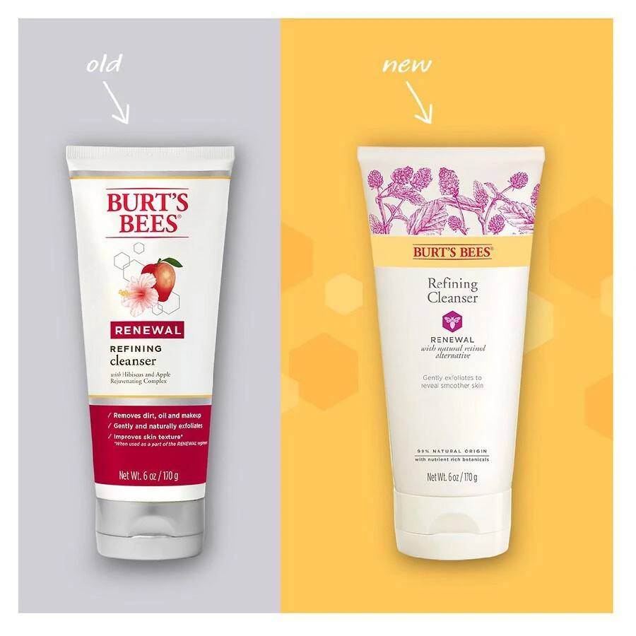 Burt's Bees Renewal Refining Cleanser with Bakuchiol Natural Retinol Alternative 3