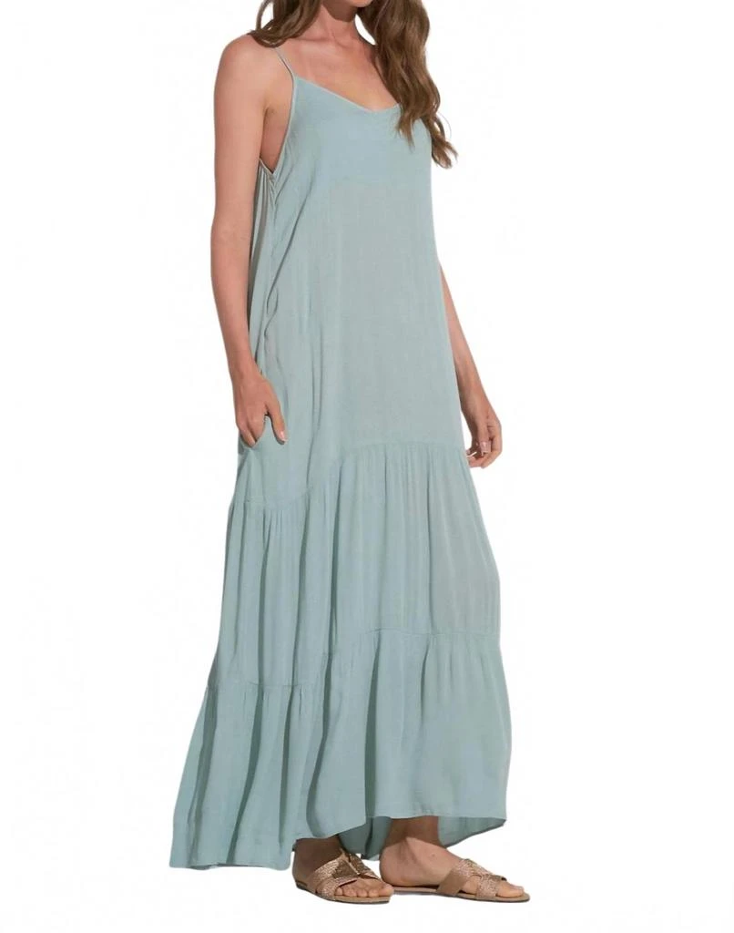 emerald green velvet bodycon dress Elan Cartagena Print Dress – ISLANDER main image 1