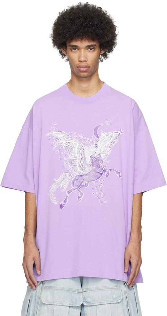 Vetements Purple Flying Unicorn T-Shirt 1