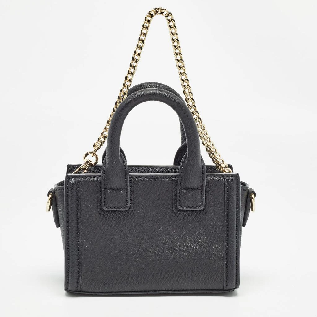 Karl Lagerfeld Paris Black Saffiano Leather Micro K Klassik Tote 3