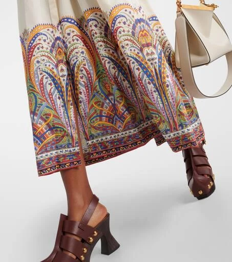 ETRO Paisley cotton poplin shirt dress 6