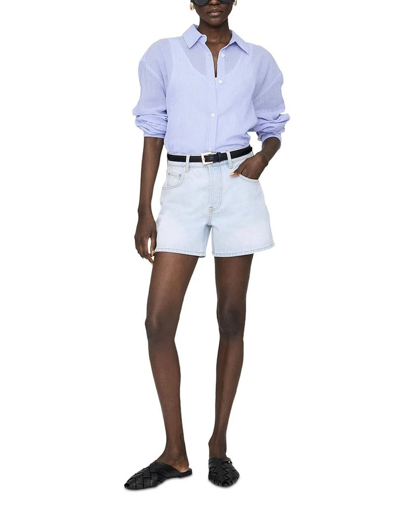 ANINE BING Plaza Button Front Shirt from Bloomingdale's