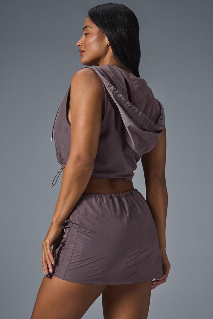 アウターその他 [Alo Yoga] Crinkle Cropped Surplus Vest Crinkle Cropped Surplus Vest - Raisinette | Alo Yoga