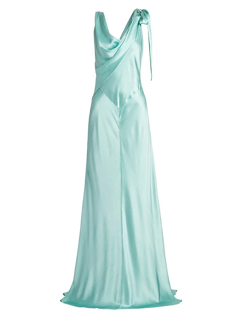 Alberta Ferretti Bias-Cut Satin Gown 1