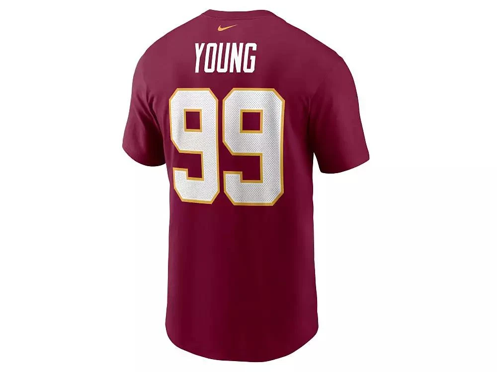 NIKE Washington Football Team Men's Pride Name and Number Wordmark T-Shirt - Young 1