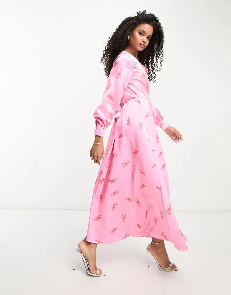 Never Fully Dressed Never Fully Dressed long sleeve lobster midaxi dress 4