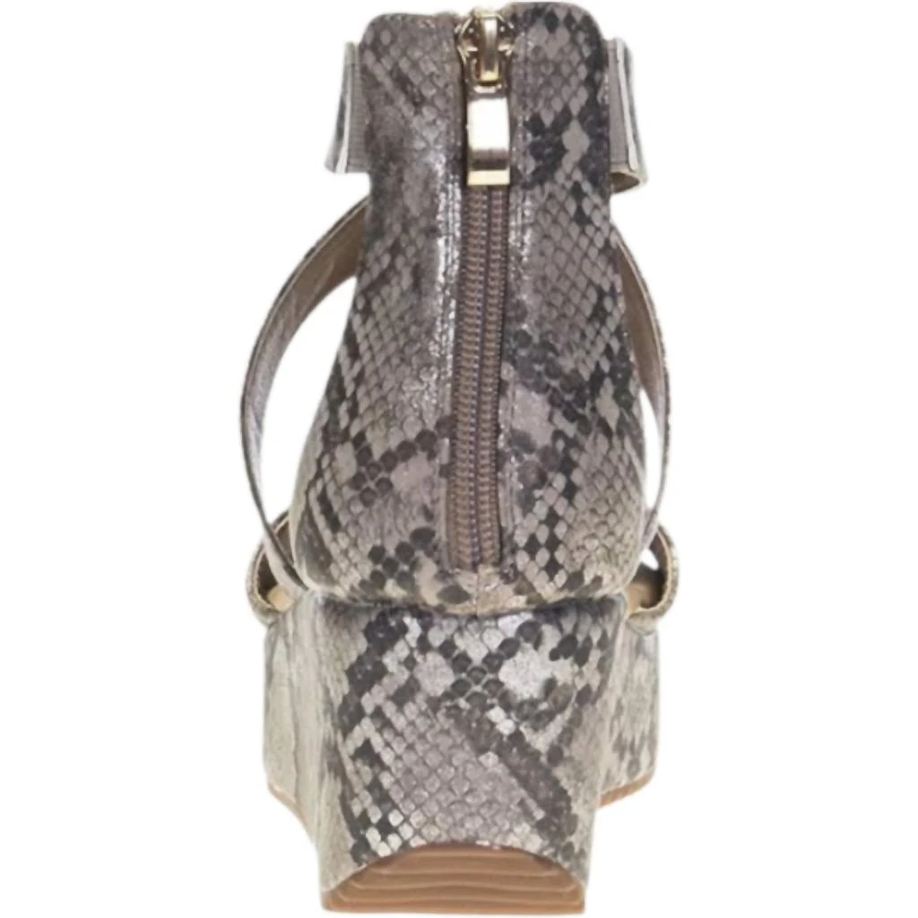 Corkys Footwear Women's Fay Wedge In Snake 3