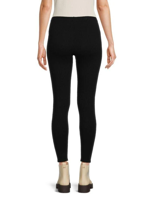 Sofia Cashmere Solid Cashmere Leggings 2