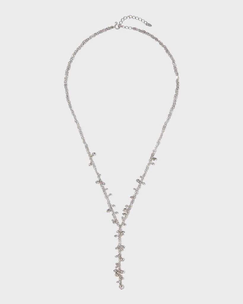 Platinum Born Platinum Beaded Y-Drop Necklace 1