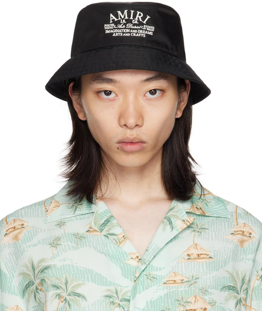 AMIRI Black 'Amiri Arts District' Bucket Hat 1