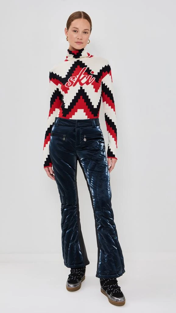 PERFECT MOMENT Chevron Roll Neck Sweater 4