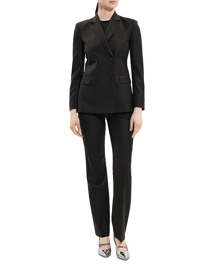 Theory Wool Slim Double Breasted Blazer 2