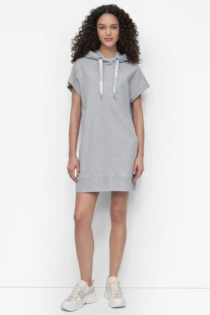 DKNY TWO TONE LOGO DRAWCORD SNEAKER DRESS