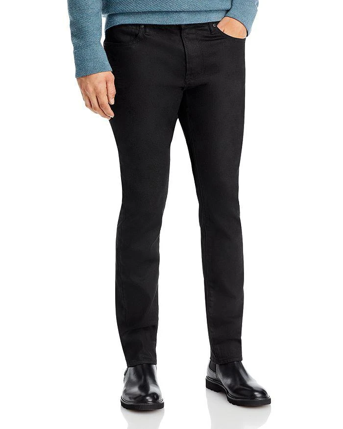 John Varvatos Star USA Bowery Slim Straight Fit Jeans in Jet Black 1