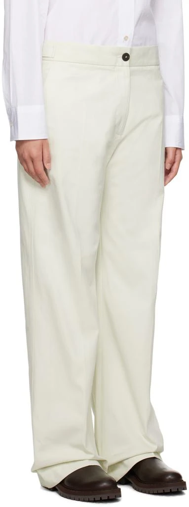 Studio Nicholson Off-White Reynosa Trousers 2