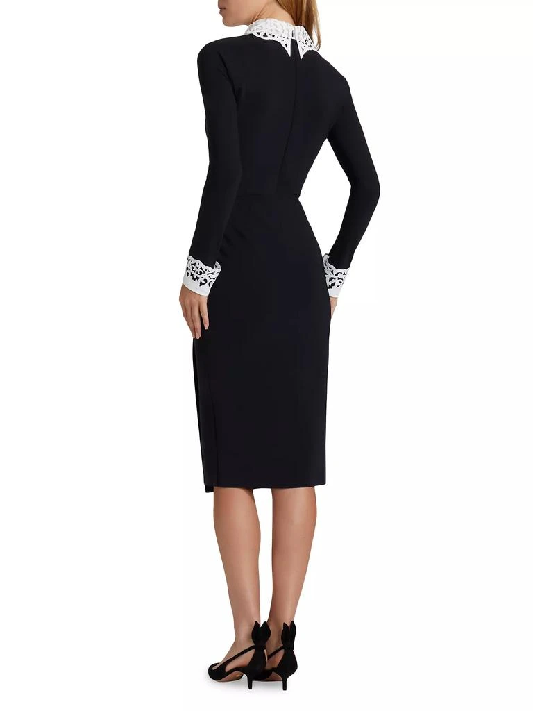 Chiara Boni Duchi Laser-Cut Trim Cocktail Dress 5