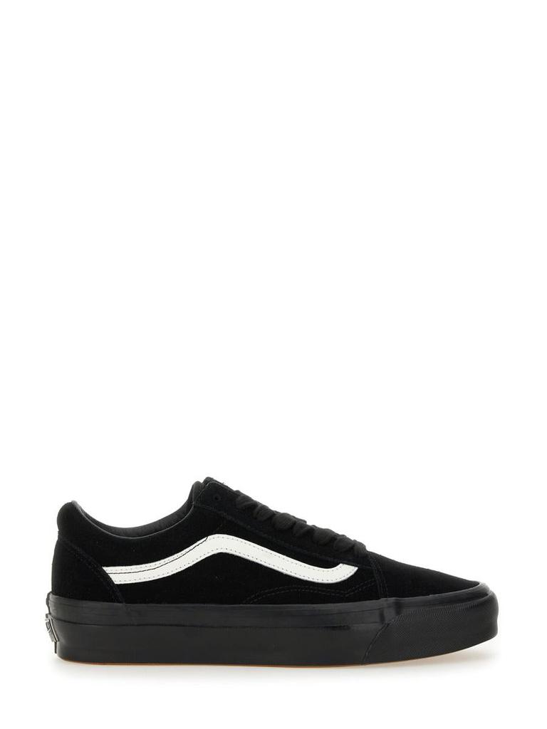 Vans Vans Old Skool heavy canvas trainers in black with gum