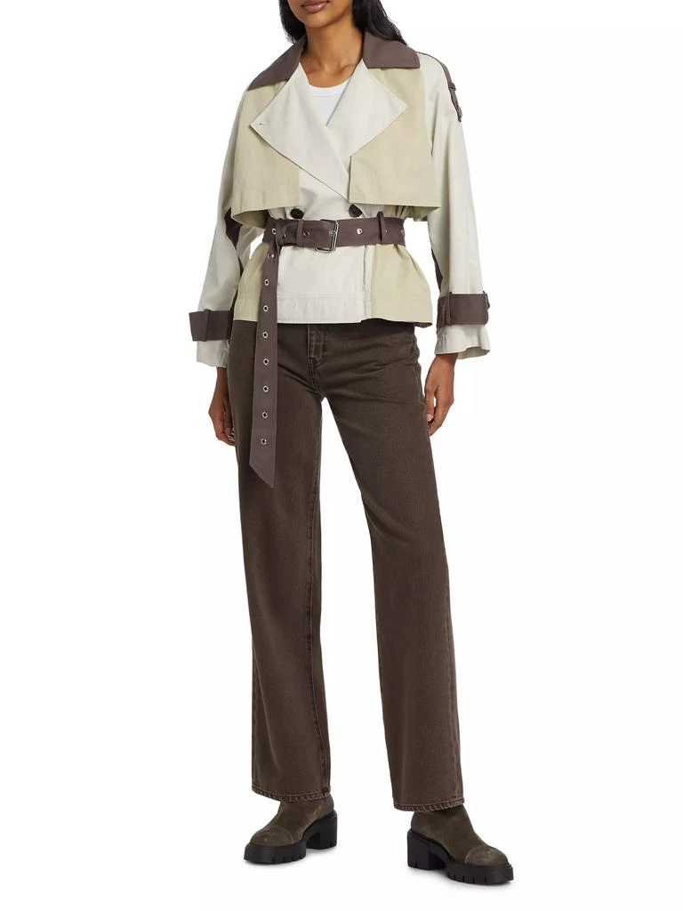 Derek Lam Ines Cropped Trench Jacket 2