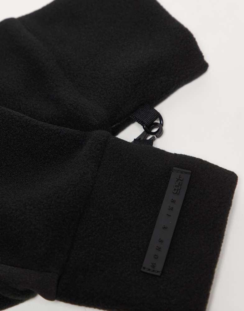 ASOS 4505 Ski & Snow ASOS 4505 Ski thermal touch screen fleece gloves in black