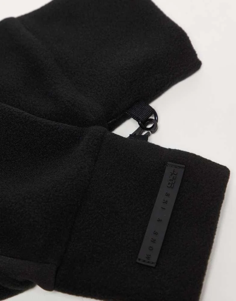 ASOS 4505 Ski & Snow ASOS 4505 Ski thermal touch screen fleece gloves in black 2